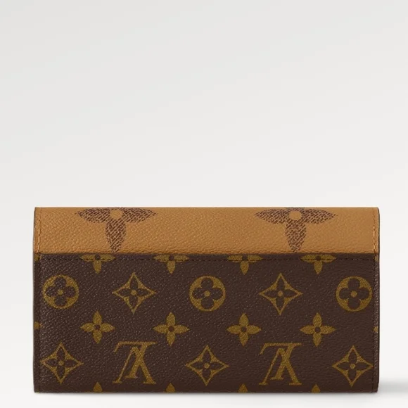 MSRP $885 LOUIS VUITTON LV REVERSE MONOGRAM M80726 Sarah Wallet - Picture 2 of 16